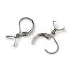 304 Stainless Steel Leverback Earring Findings with Pendant Bails STAS-WH0043-04P-2