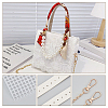 DIY Ribbon Knitting Women's Handbag Kits DIY-WH0453-08A-4