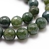 Natural Moss Agate Beads Strands X-G-D840-25-8mm-3