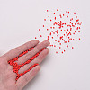 11/0 Grade A Baking Paint Glass Seed Beads X-SEED-N001-A-1069-4