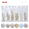 Glass Rhinestone Flat Back Cabochons MRMJ-T009-034C-SS5-1