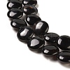Natural Black Agate Beads Strands G-M403-C12-03-4