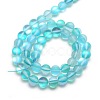 Synthetic Moonstone Beads Strands G-F142-8mm-03-2