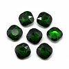 Pointed Back Glass Rhinestone Cabochons RGLA-T032-12x12mm-20-1