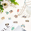 ARRICRAFT 24Pcs 12 Style Alloy Enamel Pendants ENAM-AR0001-72-4