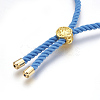 Cotton Cord Bracelet Making KK-F758-03E-G-3