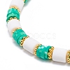 Handmade Polymer Clay Stretch Bracelet Sets BJEW-JB08766-3
