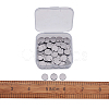 100pcs 304 Stainless Steel Stamping Blank Tag Pendants for Bracelet Earring Pendant Charms STAS-TA0001-01-10