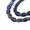 Electroplate Glass Beads Strands EGLA-S188-12-B01-3