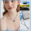  5Pcs 5 Style Interchangeable Alloy Snap Button Necklace Making FIND-NB0003-50-5