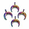 Rainbow Color Alloy Pendants PALLOY-S180-076-RS-1