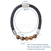 Unisex Leather Cord Bracelets BJEW-JB04852-3