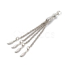 Tibetan Style Alloy Tassel Big Pendants FIND-E037-01AS-4