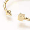 Brass Cuff Bangle X-BJEW-P168-B30-2