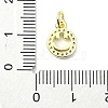 Brass Micro Pave Cubic Zirconia Pendants KK-H475-27G-01-3