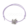 Alloy Braided Bead Bracelet BJEW-JB11082-01-3