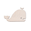 Whale Shape Unfinished Wood Cutouts DIY-ZX040-03-01-1