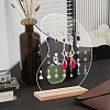 Clear Acrylic Earring Jewelry Display Stands PW-WG38568-08-2