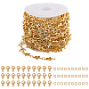 CHGCRAFT Brass Link Chain Making MAK-CA0001-13G-1