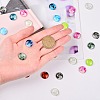 50Pcs Luminous Glass Cabochons sgGLAA-SZ0001-15A-7