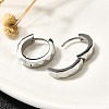 304 Stainless Steel Hoop Earrings for Women EJEW-C096-45P-5