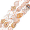 Natural Rutilated Quartz Beads Strands G-S359-164-1