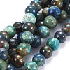 Natural Chrysocolla Beads Strands G-F630-01-C-1