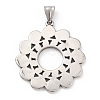 304 Stainless Steel Pendants STAS-A083-26AS-2