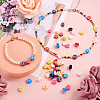 Fashewelry 200Pcs 8 Colors Handmade Polymer Clay Beads CLAY-FW0001-03-8