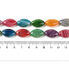 Natural Agate Beads Strands G-P535-E01-01-5