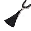 Tassel Pendant Necklaces NJEW-P191-A10-5