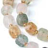 Natural Colorful Quartz Beads Strands G-Q010-A26-01-4