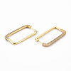 Rectangle Hoop Earrings for Girl Women EJEW-N099-001LG-NF-2