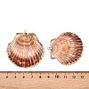 Natural Scallop Shell Pendants SSHEL-N038-17-3