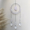 Glass Pendant Decoration DJEW-PW0019-11B-1