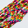 Synthetic Turquoise Beads Strands TURQ-G120-5x9mm-M-2