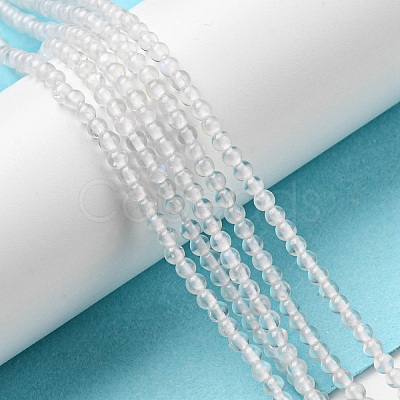 Natural Rainbow Moonstone Beads Strands G-G0005-B03-A-1