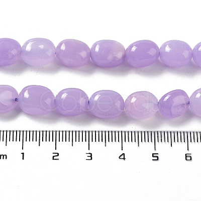 Natural White Jade Beads Strands G-E614-B01-11-1