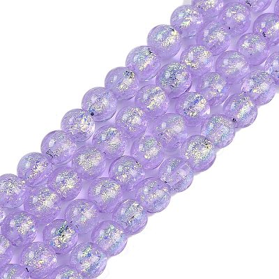 Handmade Foil Lampwork Beads Strands FOIL-K003-06A-01-1