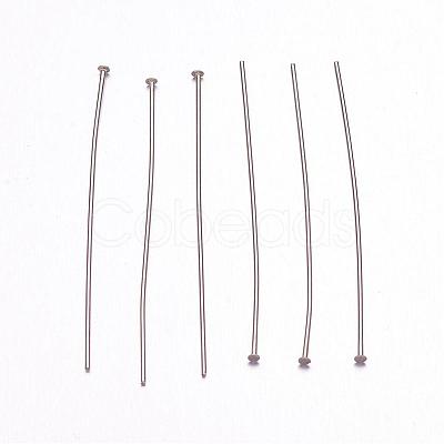 Tarnish Resistant 304 Stainless Steel Flat Head Pins STAS-H358-06B-1