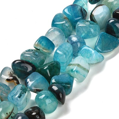 Natural Dragon Veins Agate Beads Strands G-NH0018-B03-01-1