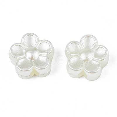 ABS Plastic Imitation Pearl Beads OACR-S020-14-1