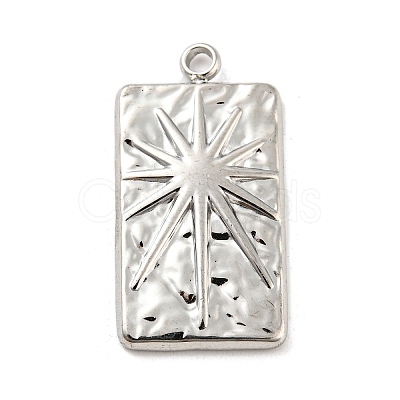 Non-Tarnish 304 Stainless Steel Pendants STAS-C082-05P-1