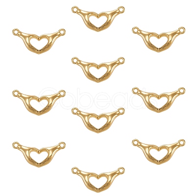 10Pcs Brass Links Connectors ZIRC-SZ0004-44-1