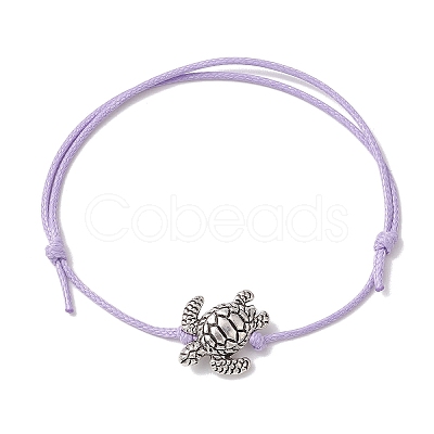 Alloy Braided Bead Bracelet BJEW-JB11082-01-1