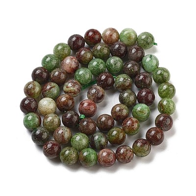 Natural Green Opal Beads Strands G-H045-A03-8MM-1