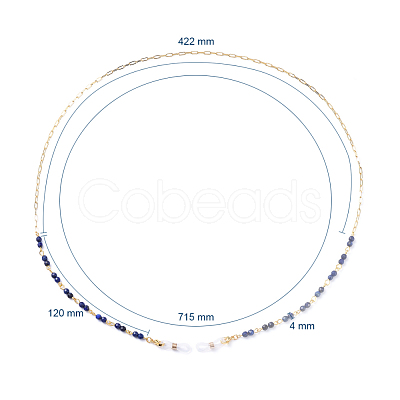 Eyeglasses Chains AJEW-EH00036-03-1