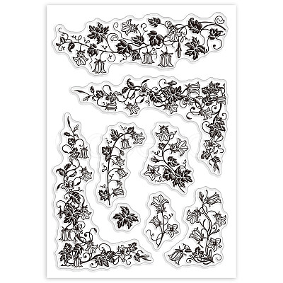 Custom Summer Theme PVC Plastic Clear Stamps DIY-WH0631-0012-1