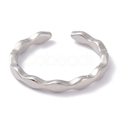 Brass Cuff Rings RJEW-P020-13P-1