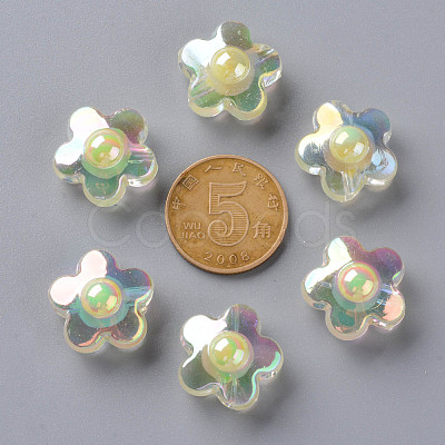 Transparent Acrylic Beads TACR-S152-09B-07-1